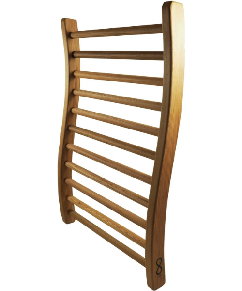 s-shape wooden backrest