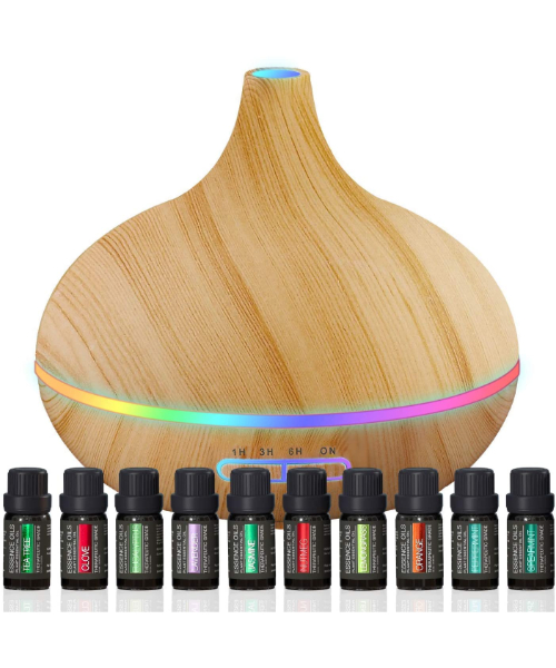 aroma diffuser and oil set