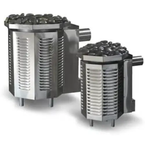stainless steel heaters filled with rocks