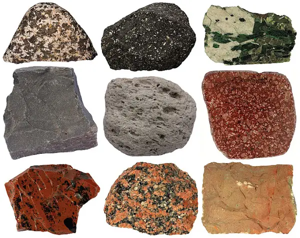 different types of igneous rocks