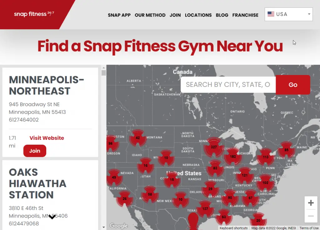 snap fitness find a gym near you
