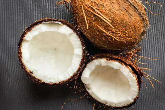 coconut before being converted to oil