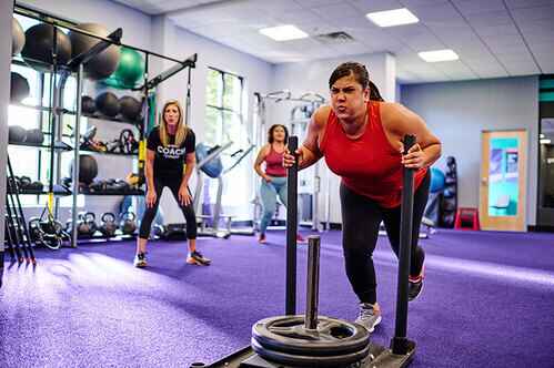 anytime fitness personal training session